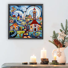 Load image into Gallery viewer, Diamond Painting - Partial Special Shaped - color house (30*30CM)
