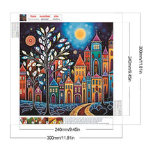 Load image into Gallery viewer, Diamond Painting - Partial Special Shaped - color house (30*30CM)
