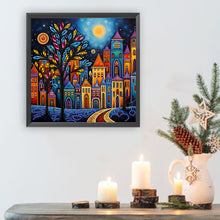 Load image into Gallery viewer, Diamond Painting - Partial Special Shaped - color house (30*30CM)
