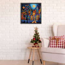 Load image into Gallery viewer, Diamond Painting - Partial Special Shaped - color house (30*30CM)
