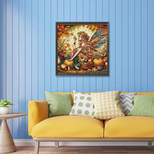 Load image into Gallery viewer, Diamond Painting - Partial Special Shaped - Harvest Elf Girl Glass Art (30*30CM)
