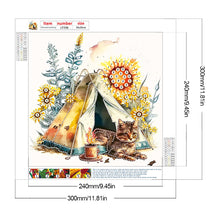 Load image into Gallery viewer, Diamond Painting - Partial Special Shaped - outdoor camping (30*30CM)

