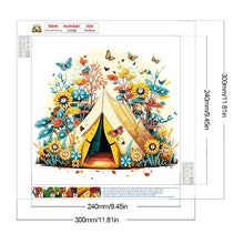 Load image into Gallery viewer, Diamond Painting - Partial Special Shaped - outdoor camping (30*30CM)
