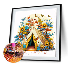 Load image into Gallery viewer, Diamond Painting - Partial Special Shaped - outdoor camping (30*30CM)
