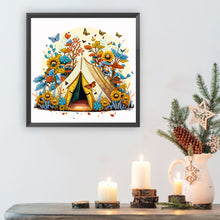 Load image into Gallery viewer, Diamond Painting - Partial Special Shaped - outdoor camping (30*30CM)

