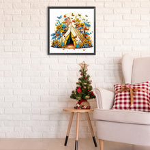 Load image into Gallery viewer, Diamond Painting - Partial Special Shaped - outdoor camping (30*30CM)
