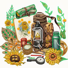 Load image into Gallery viewer, Diamond Painting - Partial Special Shaped - outdoor camping (30*30CM)
