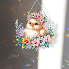 Load image into Gallery viewer, Acrylic Single-Side Cute Chick Diamond Painting Hanging Pendant for Office Decor
