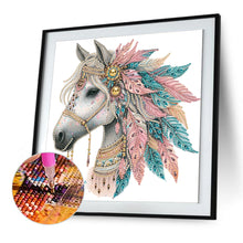Load image into Gallery viewer, Diamond Painting - Partial Special Shaped - unicorn (30*30CM)
