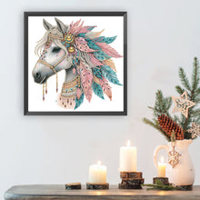 Load image into Gallery viewer, Diamond Painting - Partial Special Shaped - unicorn (30*30CM)
