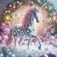 Load image into Gallery viewer, Diamond Painting - Partial Special Shaped - unicorn (30*30CM)
