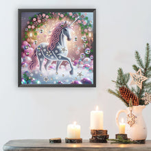 Load image into Gallery viewer, Diamond Painting - Partial Special Shaped - unicorn (30*30CM)
