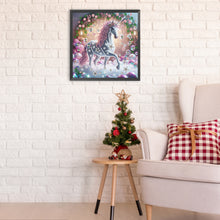 Load image into Gallery viewer, Diamond Painting - Partial Special Shaped - unicorn (30*30CM)

