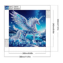 Load image into Gallery viewer, Diamond Painting - Partial Special Shaped - unicorn (30*30CM)
