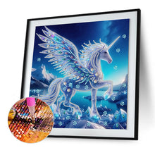 Load image into Gallery viewer, Diamond Painting - Partial Special Shaped - unicorn (30*30CM)
