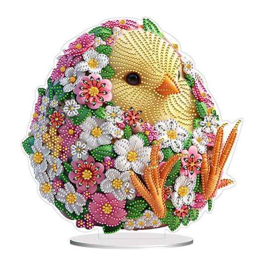 Single-Side Special Shape Flower Cute Animal Desktop Diamond Art for Home Decor
