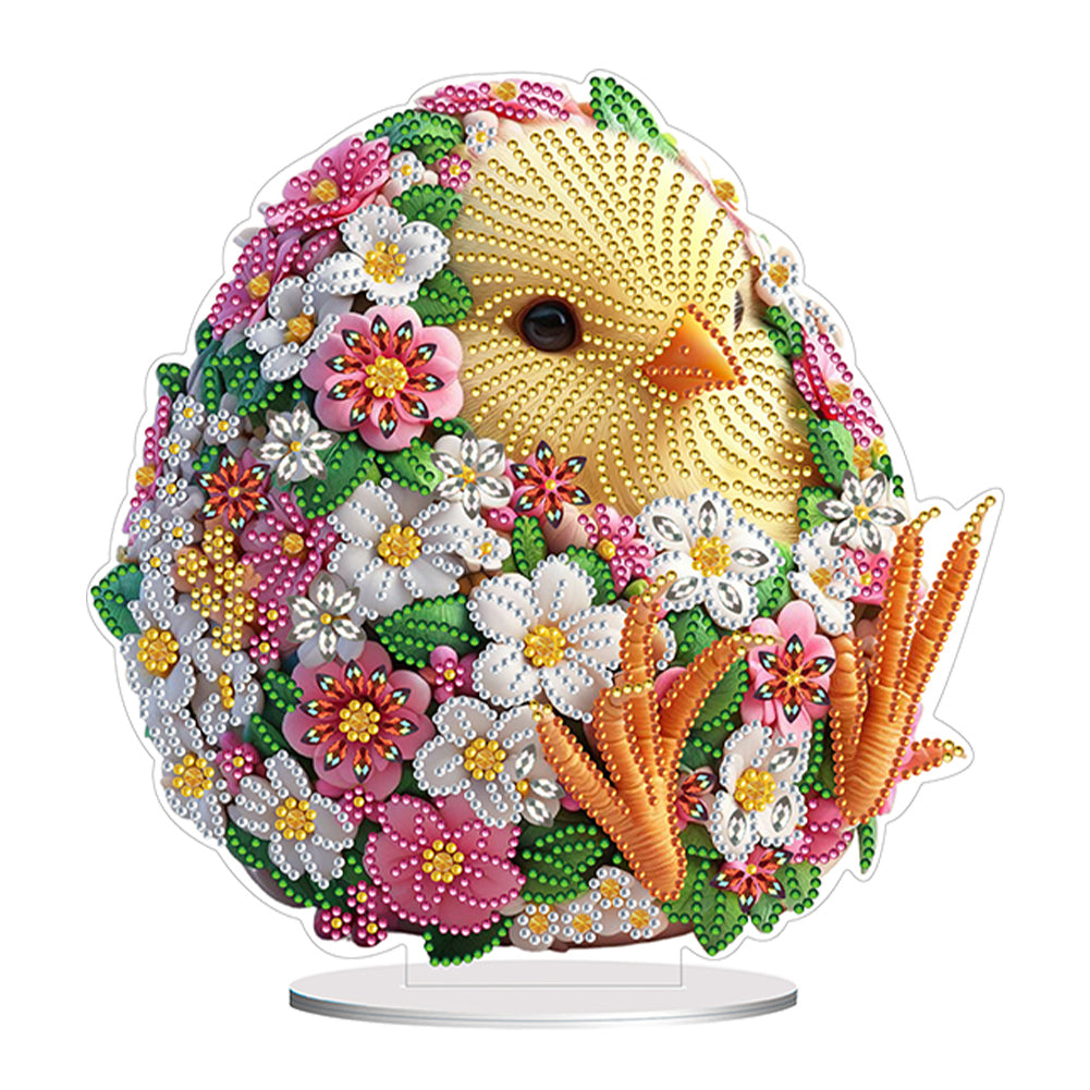 Single-Side Special Shape Flower Cute Animal Desktop Diamond Art for Home Decor