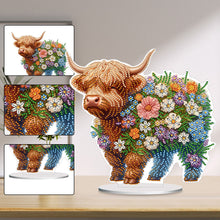 Load image into Gallery viewer, Single-Side Special Shape Flower Cute Animal Desktop Diamond Art for Home Decor
