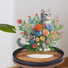Load image into Gallery viewer, Single-Side Special Shape Flower Cute Animal Desktop Diamond Art for Home Decor
