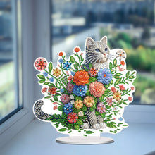 Load image into Gallery viewer, Single-Side Special Shape Flower Cute Animal Desktop Diamond Art for Home Decor
