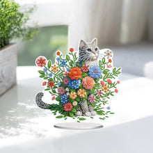 Load image into Gallery viewer, Single-Side Special Shape Flower Cute Animal Desktop Diamond Art for Home Decor
