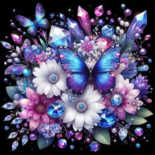 Load image into Gallery viewer, Diamond Painting - Full Round - crystal butterfly (30*30CM)
