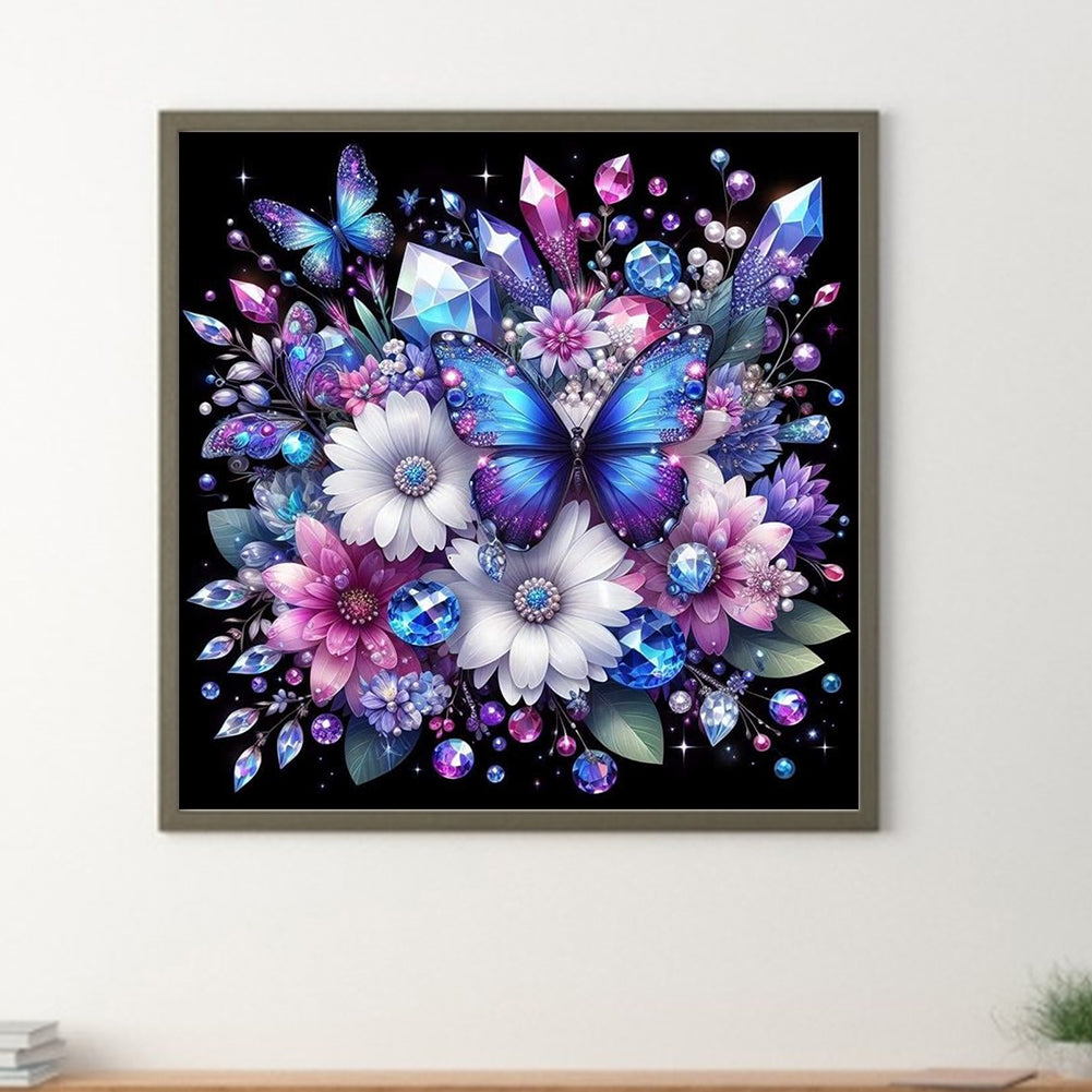 Diamond Painting - Full Round - crystal butterfly (30*30CM)