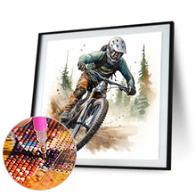 Load image into Gallery viewer, Diamond Painting - Full Round - motorcycle boy (30*30CM)
