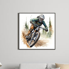 Load image into Gallery viewer, Diamond Painting - Full Round - motorcycle boy (30*30CM)
