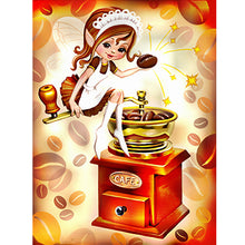 Load image into Gallery viewer, Diamond Painting - Full Round - cooking girl (30*40CM)
