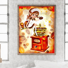 Load image into Gallery viewer, Diamond Painting - Full Round - cooking girl (30*40CM)
