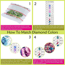 Load image into Gallery viewer, Diamond Painting - Partial Special Shaped - Cross of faith with roses and white doves (30*30CM)
