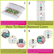 Load image into Gallery viewer, Diamond Painting - Partial Special Shaped - Cross of faith with roses and white doves (30*30CM)
