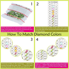 Load image into Gallery viewer, Diamond Painting - Partial Special Shaped - Daisy and the Goblin (30*30CM)
