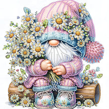 Load image into Gallery viewer, Diamond Painting - Partial Special Shaped - Daisy and the Goblin (30*30CM)
