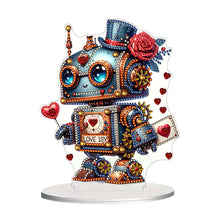 Load image into Gallery viewer, Single-Side Handmade Mechanical Rose Desktop Diamond Art Kits for Office Decor
