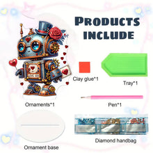 Load image into Gallery viewer, Single-Side Handmade Mechanical Rose Desktop Diamond Art Kits for Office Decor
