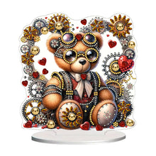 Load image into Gallery viewer, Single-Side Handmade Mechanical Rose Desktop Diamond Art Kits for Office Decor
