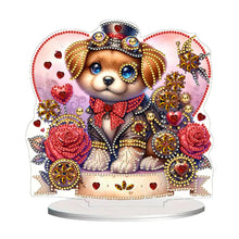 Load image into Gallery viewer, Single-Side Handmade Mechanical Rose Desktop Diamond Art Kits for Office Decor
