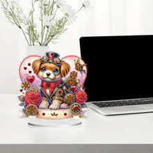Load image into Gallery viewer, Single-Side Handmade Mechanical Rose Desktop Diamond Art Kits for Office Decor

