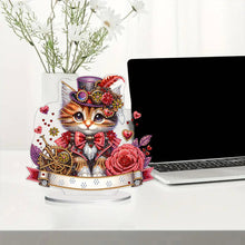 Load image into Gallery viewer, Single-Side Handmade Mechanical Rose Desktop Diamond Art Kits for Office Decor
