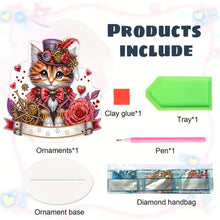 Load image into Gallery viewer, Single-Side Handmade Mechanical Rose Desktop Diamond Art Kits for Office Decor
