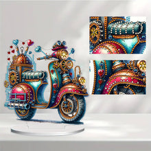 Load image into Gallery viewer, Single-Side Handmade Mechanical Rose Desktop Diamond Art Kits for Office Decor
