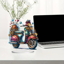 Load image into Gallery viewer, Single-Side Handmade Mechanical Rose Desktop Diamond Art Kits for Office Decor
