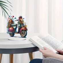 Load image into Gallery viewer, Single-Side Handmade Mechanical Rose Desktop Diamond Art Kits for Office Decor
