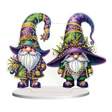 Load image into Gallery viewer, Handmade Cute Party Gnome Desktop Diamond Art Kits for Home Office Room Decor
