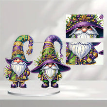 Load image into Gallery viewer, Handmade Cute Party Gnome Desktop Diamond Art Kits for Home Office Room Decor
