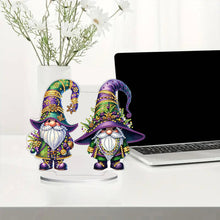 Load image into Gallery viewer, Handmade Cute Party Gnome Desktop Diamond Art Kits for Home Office Room Decor
