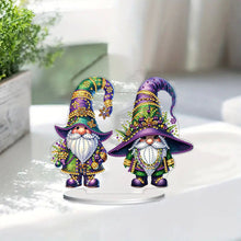 Load image into Gallery viewer, Handmade Cute Party Gnome Desktop Diamond Art Kits for Home Office Room Decor
