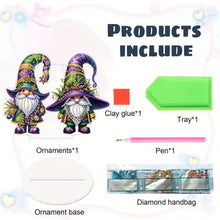 Load image into Gallery viewer, Handmade Cute Party Gnome Desktop Diamond Art Kits for Home Office Room Decor
